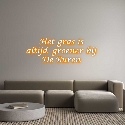 NEONSIGN: Het gras is ...