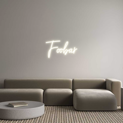 NEONSIGN: Foobar